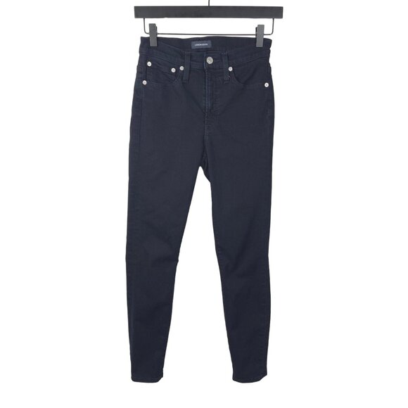 J.Crew Toothpick High Rise Skinny Jeans 25 10" Dark Wash Stretch - Picture 1 of 13